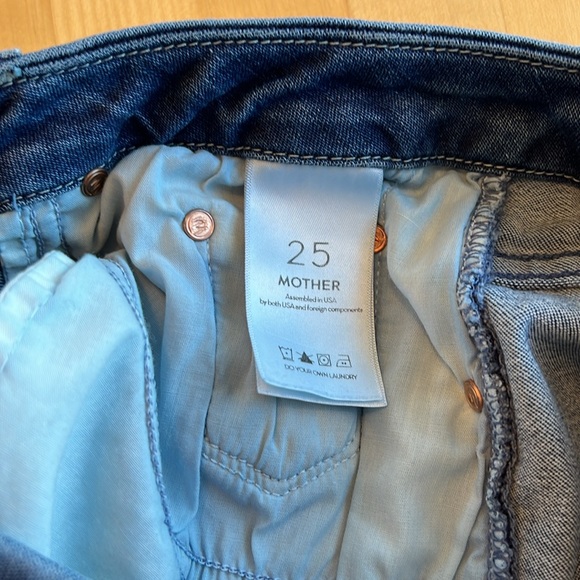 MOTHER High Waisted Looker Ankle Fray in Everything We Keep - Picture 2 of 6